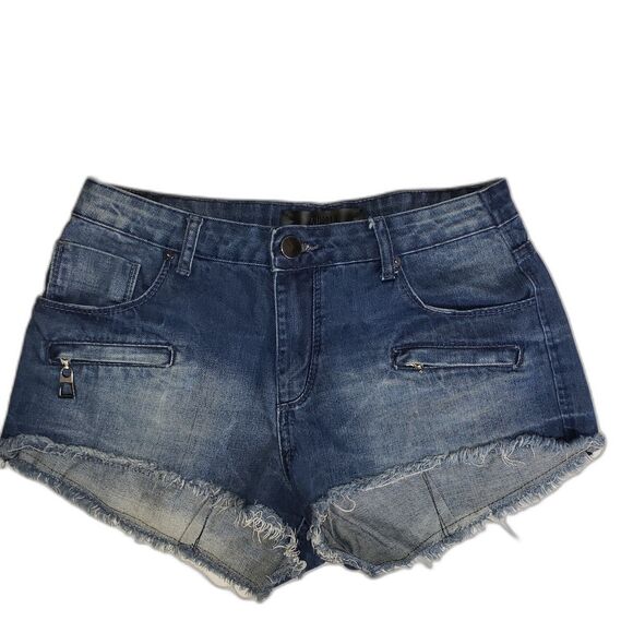 Pants - ANIMALE Denim Cut Off Jean Shorts Size 38